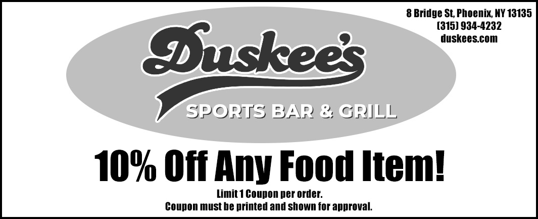 10% Off Any Food Item!